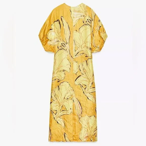 ZARA ZW COLLECTION PRINTED DRESS - Picture 5 of 13